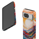 For Google Pixel 8 Tough Protective Cover, Sunny Waves | iCoverLover Australia