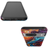 For Google Pixel 8 Tough Protective Cover, Swirling Paint | iCoverLover Australia