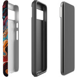 For Google Pixel 8 Tough Protective Cover, Waves Of The Sun | iCoverLover Australia