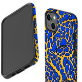 For iPhone 13 Tough Protective Case, Blue Frog | iCoverLover Australia