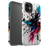 For iPhone 12 mini Tough Protective Case, Dark Splatter | iCoverLover Australia