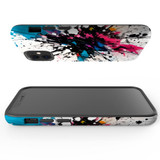 For iPhone 12 mini Tough Protective Case, Dark Splatter | iCoverLover Australia