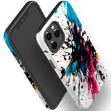 For iPhone 12 Pro Max Tough Protective Case, Dark Splatter | iCoverLover Australia