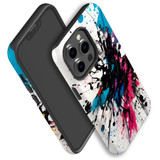 For iPhone 13 Pro Tough Protective Case, Dark Splatter | iCoverLover Australia