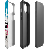 For iPhone 14 Tough Protective Case, Dark Splatter | iCoverLover Australia