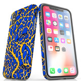 For iPhone XS/X Tough Protective Case, Blue Frog | iCoverLover Australia