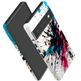 For Google Pixel 6 Pro Tough Protective Case, Dark Splatter | iCoverLover Australia