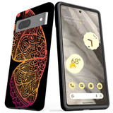 For Google Pixel 7 Case Tough Protective Cover Rose Gold Wing | iCoverLover Australia