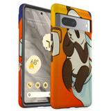 For Google Pixel 7 Case Tough Protective Cover Pandas Toilet | iCoverLover Australia