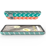 For Google Pixel 7 Case Tough Protective Cover Colourful Zigzag | iCoverLover Australia
