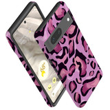 For Google Pixel 7 Case Tough Protective Cover Magenta Leopard Pattern | iCoverLover Australia