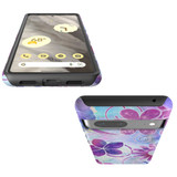 For Google Pixel 7 Case Tough Protective Cover Flower Swirls | iCoverLover Australia