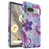 For Google Pixel 7 Case Tough Protective Cover Flower Swirls | iCoverLover Australia