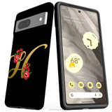 For Google Pixel 7 Case Tough Protective Cover Embellished Letter H | iCoverLover Australia