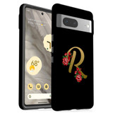 For Google Pixel 7 Case Tough Protective Cover Embellished Letter R | iCoverLover Australia
