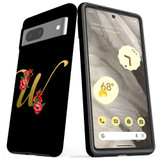 For Google Pixel 7 Case Tough Protective Cover Embellished Letter W | iCoverLover Australia