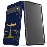For Google Pixel 6 Pro Case Tough Protective Cover Libra Drawing | iCoverLover Australia