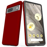 For Google Pixel 7 Case Tough Protective Cover Maroon Red | iCoverLover Australia