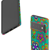 For Google Pixel 6 Pro Case Tough Protective Cover Retro Floral Design | iCoverLover Australia