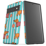 For Google Pixel 6 Pro Case Tough Protective Cover Dachshund Dogs Cute | iCoverLover Australia