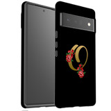 For Google Pixel 6 Pro Case Tough Protective Cover Embellished Letter O | iCoverLover Australia
