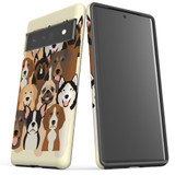 For Google Pixel 6 Pro Case Tough Protective Cover Seamless Dogs | iCoverLover Australia
