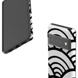 For Google Pixel 6 Pro Case Tough Protective Cover Japanese Folk Waves | iCoverLover Australia
