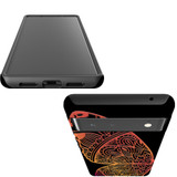 For Google Pixel 6 Case Tough Protective Cover Rose Gold Wing | iCoverLover Australia