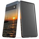 For Google Pixel 6 Pro Case Tough Protective Cover Sailing Sunset | iCoverLover Australia