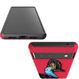 For Google Pixel 6 Case, Protective Back Cover,Cassowary Portrait | iCoverLover Australia