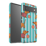 For Google Pixel 6 Case, Protective Back Cover,Dachshund Dogs Cute | iCoverLover Australia