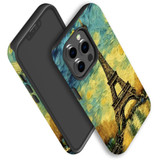 For iPhone 13 Pro Max Tough Protective Case, Eiffel Tower Painting | iCoverLover Australia