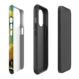 For iPhone 13 Pro Tough Protective Case, Eiffel Tower Painting | iCoverLover Australia