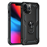 For iPhone 14 Pro Max Case, Armored Protective Cover with Ring Holder, Black | iCoverLover Australia