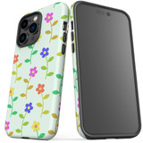 For iPhone 14 Pro Max Case Tough Protective Cover, Colourful Flowers | iCoverLover Australia