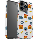 For iPhone 14 Pro Case Tough Protective Cover, Dog Houses | iCoverLover Australia