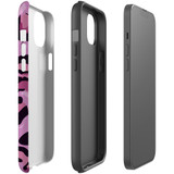 For iPhone 14 Plus Case Tough Protective Cover, Magenta Leopard Pattern | iCoverLover Australia