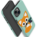 For iPhone 14 Plus Case Tough Protective Cover, Cute Brown Fox | iCoverLover Australia