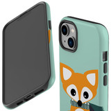 For iPhone 14 Plus Case Tough Protective Cover, Cute Brown Fox | iCoverLover Australia