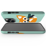 For iPhone 14 Pro Max Case Tough Protective Cover, Cute Brown Fox | iCoverLover Australia