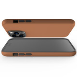 For iPhone 14 Pro Case Tough Protective Cover, Brown | iCoverLover Australia