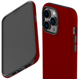 For iPhone 14 Pro Case Tough Protective Cover, Maroon Red | iCoverLover Australia