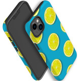 For iPhone 14 Plus Case Tough Protective Cover, Lemon Slices | iCoverLover Australia