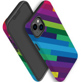 For iPhone 14 Plus Case Tough Protective Cover, Rainbow | iCoverLover Australia