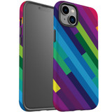 For iPhone 14 Plus Case Tough Protective Cover, Rainbow | iCoverLover Australia