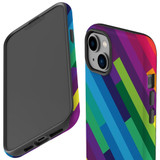 For iPhone 14 Plus Case Tough Protective Cover, Rainbow | iCoverLover Australia
