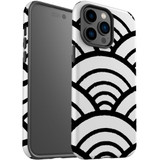 For iPhone 14 Pro Max Case Tough Protective Cover, Japanese Folk Waves | iCoverLover Australia