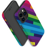 For iPhone 14 Pro Max Case Tough Protective Cover, Rainbow | iCoverLover Australia