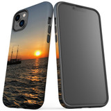 For iPhone 14 Plus Case Tough Protective Cover, Sailing Sunset | iCoverLover Australia