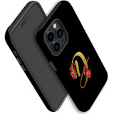 For iPhone 14 Pro Case Tough Protective Cover, Embellished Letter D | iCoverLover Australia